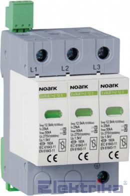 NOARK Ex9UE1+2 12.5R 3P 275 Pārsprieguma aizsardzība 103339 | Elektrika.lv