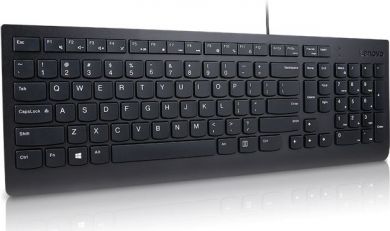 Lenovo Essential ENG/LIT Klaviatūra ar vadu, USB-A, Melna 4Y41C68684 | Elektrika.lv