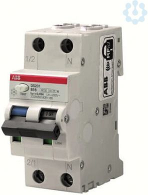 ABB 1P+N C 10A 30mA A type Residual Current Breaker with Overload protection (RCBO) 2CSR255180R1104 | Elektrika.lv
