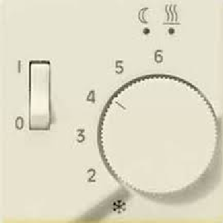 Jung Накладка на терморегулятор, бежевая AS500 AFTR231PL | Elektrika.lv