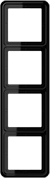 Jung 4 set frame, black CD500 CD584SW | Elektrika.lv
