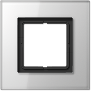 Jung Single frame, white glass LS-plus LSP981GLWW | Elektrika.lv
