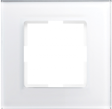 VIKO by Panasonic Rāmis 1-vietīgs balts stikls Novella Artline 92182241 | Elektrika.lv