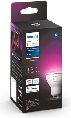 Philips Hue LED Spuldze GU10 4.3W White and Colour Ambiance 929001953111 | Elektrika.lv