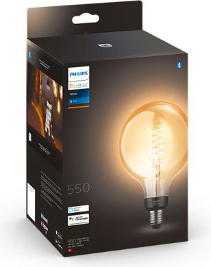 Philips Hue LED spuldze E27 7W Fil G125 White 929002459001 | Elektrika.lv