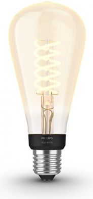 Philips Hue LED bulb E27 7W Fil ST72 White 929002459201 | Elektrika.lv