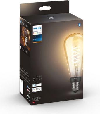 Philips Hue LED bulb E27 7W Fil ST72 White 929002459201 | Elektrika.lv