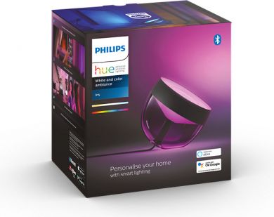 Philips Hue Iris Настольная лампа, черная gen4 EU/UK White and color ambiance 929002376201 | Elektrika.lv