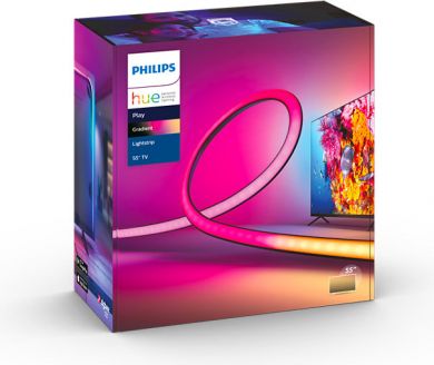 Philips Hue Play Gradient LED лента для телевизора 55" White and color ambiance 929002422701 | Elektrika.lv