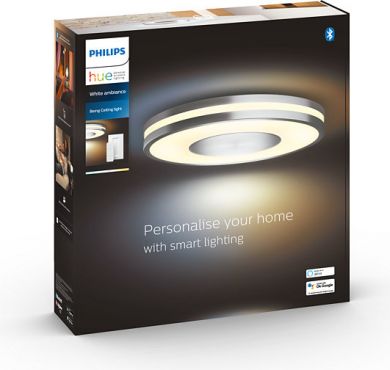 Philips Hue Being ceiling lamp aluminium White Ambiance  + Dimmer 929003055201 | Elektrika.lv
