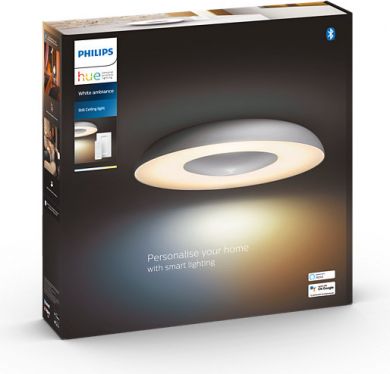 Philips Hue Still ceiling lamp aluminium White Ambiance + Dimmer 929003055401 | Elektrika.lv