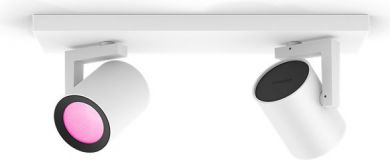 Philips Hue Argenta spot lampa, balta 2x5.7W 240V White and Colour Ambiance 5062231P7 915005762001 | Elektrika.lv