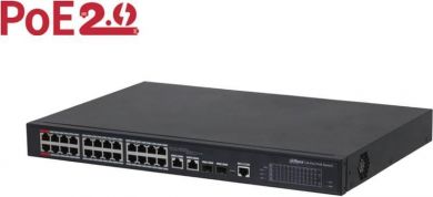 Dahua 24-vietīgs 10/100/1000 Mbps (RJ-45), Web managed, Desktop Tīkla komutators (Switch) DH-PFS4226-24ET-360- | Elektrika.lv