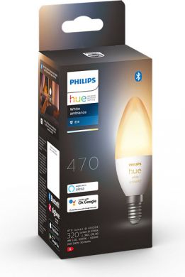 Philips Hue LED Лампочка E14 4W B39 EU White Ambiance 929002294403 | Elektrika.lv
