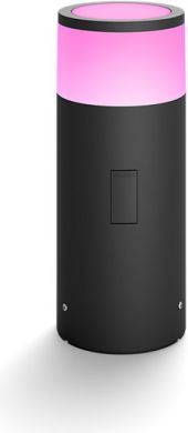 Philips Hue Calla уличный светильник, черный 1x8W SELV ext. White and color ambiance 1742030P7 915005630301 | Elektrika.lv