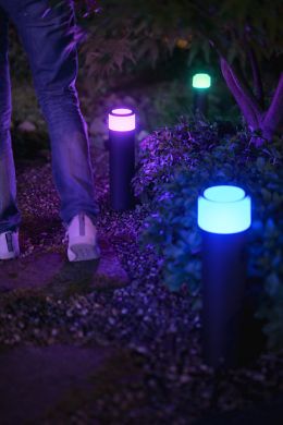 Philips Hue Calla Large Outdoor luminaire, black White and color ambiance 1743730P7 915005731801 | Elektrika.lv