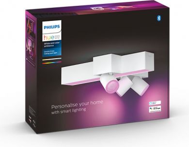 Philips Hue Centris 3 virzienu griestu gaismeklis, balts, White and color ambiance 5060831P7 915005928601 | Elektrika.lv