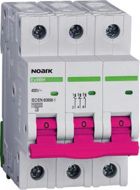 NOARK Ex9BH 3P C10 Miniature Circuit Breaker 10kA C 10A 100411 | Elektrika.lv