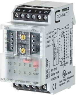 Metz MR-DI10 Modbus datu tīkla 10 kanālu ieejas bloks 1108311319 | Elektrika.lv