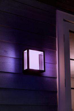 Philips Hue Impress outdoor wall lantern White and color ambiance 1743030P7 915005730801 | Elektrika.lv