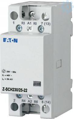 EATON Z-SCH230/25-22 Kontaktors 25A 230V 2NO/2NC 2HP 248849 | Elektrika.lv