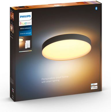 Philips Hue Enrave XL griestu lampa, melna, White Ambiance 915005997101 | Elektrika.lv