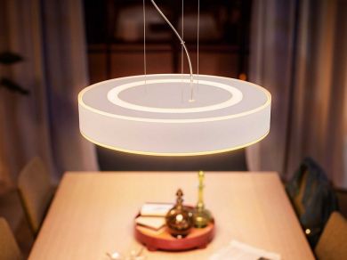 Philips Hue Enrave подвесной светильник, белый, White Ambiance + Dimmer 4116231P6 915005998001 | Elektrika.lv