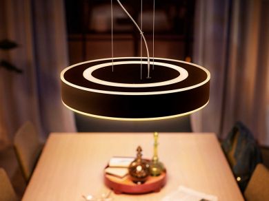 Philips Hue Enrave pendant lamp, black White Ambiance + Dimmer 4116230P6 915005998101 | Elektrika.lv