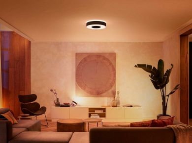 Philips Hue Infuse L ceiling lamp, black, White and color ambiance 4116430P9 915005997501 | Elektrika.lv