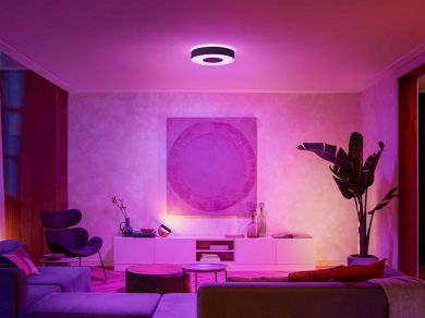 Philips Hue Infuse L ceiling lamp, black, White and color ambiance 4116430P9 915005997501 | Elektrika.lv
