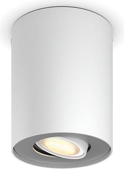 Philips Hue Pillar single spot, white 1x5.W White Ambiance + Dimmer 929003046701 | Elektrika.lv