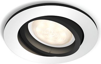 Philips HUE Milliskin recessed luminaire 3x5W Aluminium, round, White Ambiance 929003047001 | Elektrika.lv