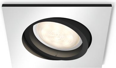 Philips HUE Milliskin встроенный светильник 3x5W, алюминий, квадрат, White Ambiance 929003047201 | Elektrika.lv