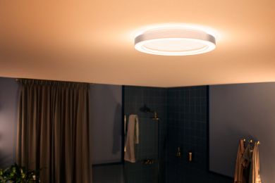 Philips Adore Hue ceiling lamp, chrome 1x32W White Ambiance + Dimmer 929003056701 | Elektrika.lv