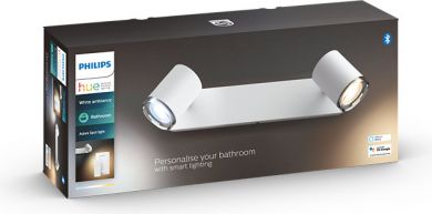 Philips Hue Adore spot lampa balta 2x5W 230V White Ambiance + Dimmer 929003056201 | Elektrika.lv