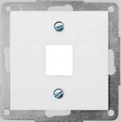 Hager Накладка на компьютерную розетку 1xRJ45, белая 22007802 | Elektrika.lv