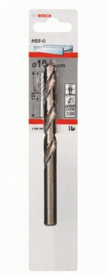 BOSCH HSS Metal twist drill bit 10.5 mm Total length 133 mm DIN 338 2608585937 | Elektrika.lv