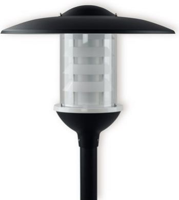 ENSTO Cветильник для парка CAMILLO AC600LEDM 35W/840 F AC BL black/white 6410045030797 | Elektrika.lv