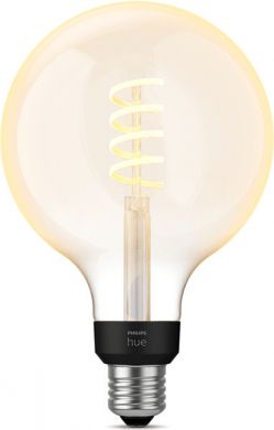 Philips Hue LED spuldze 7W Fil G125 EUR E27 White Ambiance 929002478101 | Elektrika.lv
