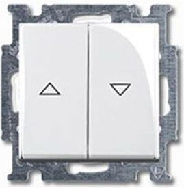 ABB Blind switch with cover white 2026/4 UC-94-507 basic55 2CKA001413A1082 | Elektrika.lv