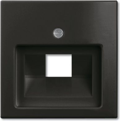 ABB Cover plate, château-black 1803-95-507 basic55 2CKA001753A0207 | Elektrika.lv