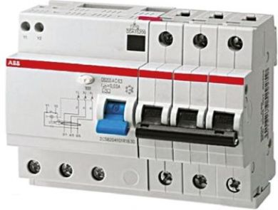 ABB 3P B16 30mA Residual Current Breaker with Overload protection (RCBO) DS203M AC-B16/0.30 2CSR273001R1165 | Elektrika.lv