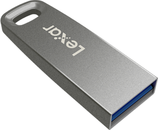 Lexar USB flash JumpDrive M45 64 GB, USB 3.1, 250 MB/s, Pelēka LJDM45-64GABSL | Elektrika.lv