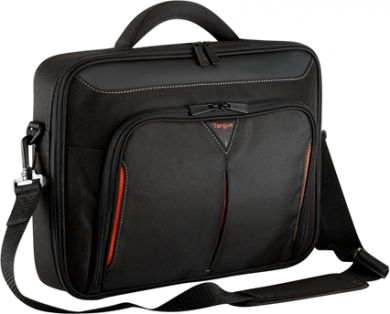  Targus Classic+ Fits up to size 15.6 ", Black/Red, Shoulder strap, Messenger - Briefcase CN415EU | Elektrika.lv