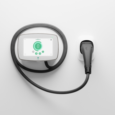 Wallbox Commander 2 Electric Vehicle charger, 5 meter cable Type 2, 22kW, White CMX2-0-2-4-8-001 | Elektrika.lv