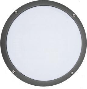Northcliffe Светильник Eta B LED1x1300 D057 T840 Al. IP65, opal PC diffuser Ø360x130 темно-серый 1020430 | Elektrika.lv