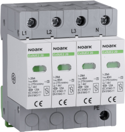 NOARK Ex9UE1+2 25 4P 280 защита от перенапряжения 103358 | Elektrika.lv
