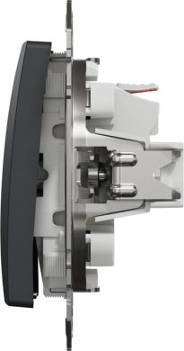 Schneider Electric Zvanu poga 10A antracīts ar spuldzes simbolu Sedna Design SDD114132 | Elektrika.lv