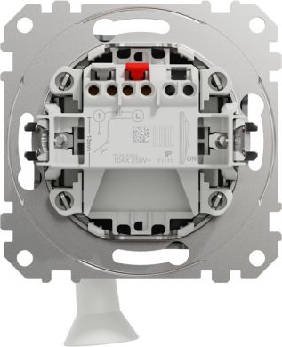 Schneider Electric Zvanu poga ar auklu 10A alumīnijs Sedna Design SDD113122 | Elektrika.lv