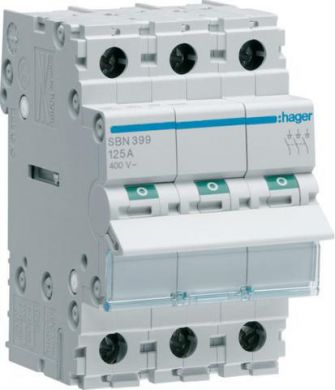 Hager Modular Switch 3P 125A SBN399 | Elektrika.lv